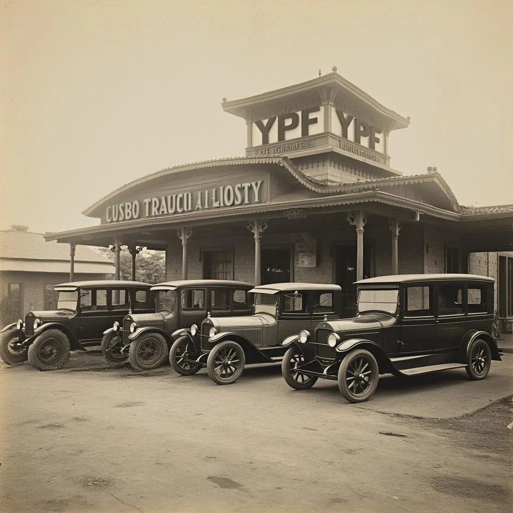 Imagen histórica de YPF
